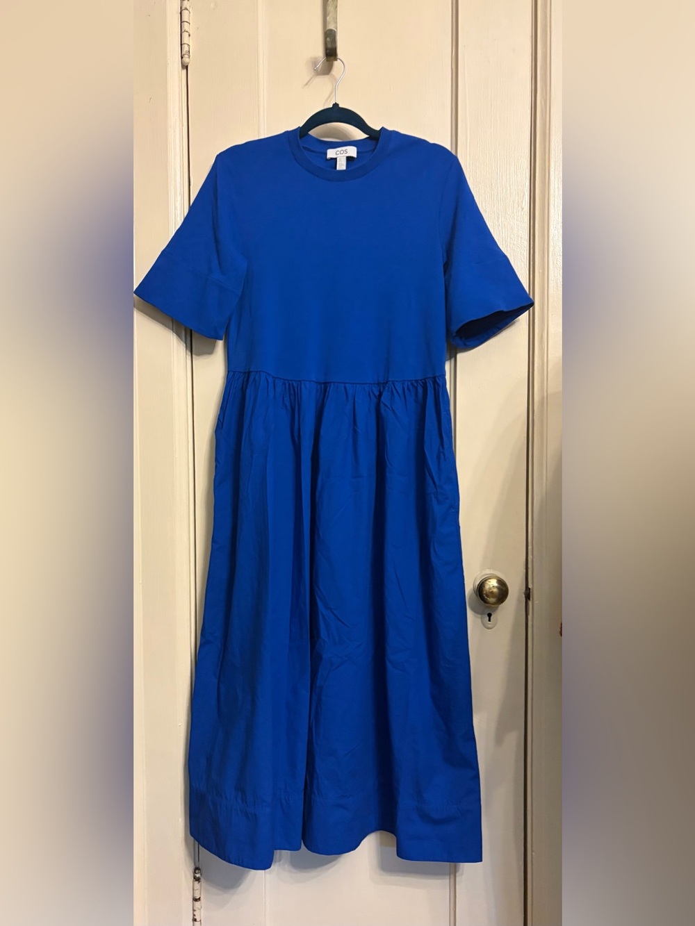 COS 100% Cotton Midi Dress